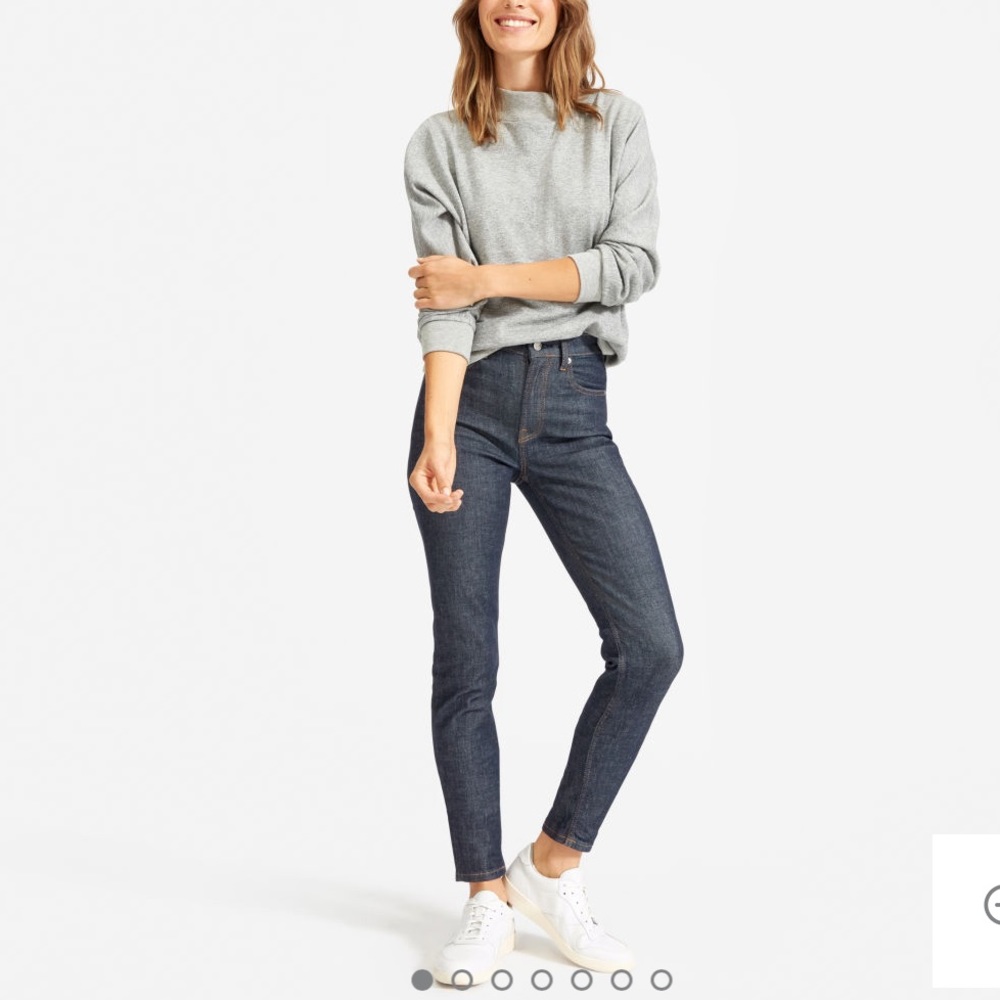 Everlane Authentic Highrise Jeans.